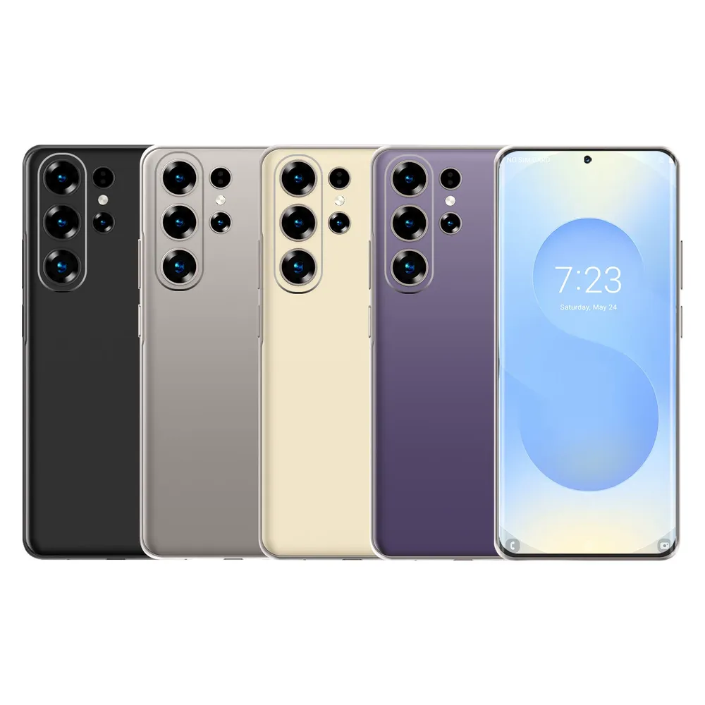 Curved Screen 5G New Cross-Border Mobile Phone, S26 Ultra Smartphone, Large Screen 3+64 All-in-One Phone