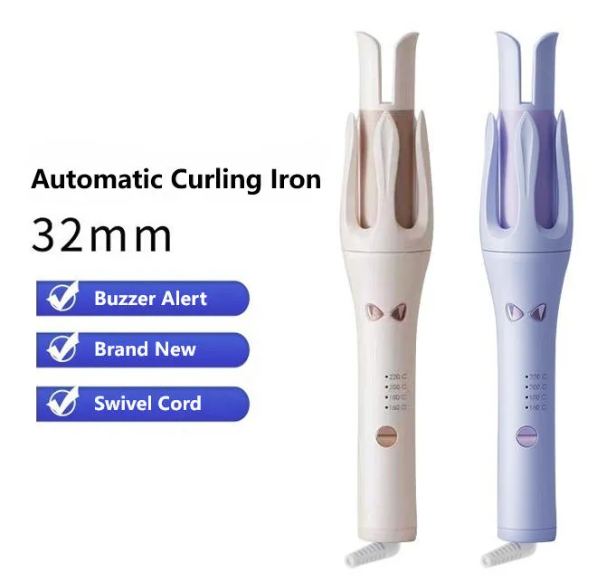Auto Hair Curler 32mm Double-Slot Wave Iron