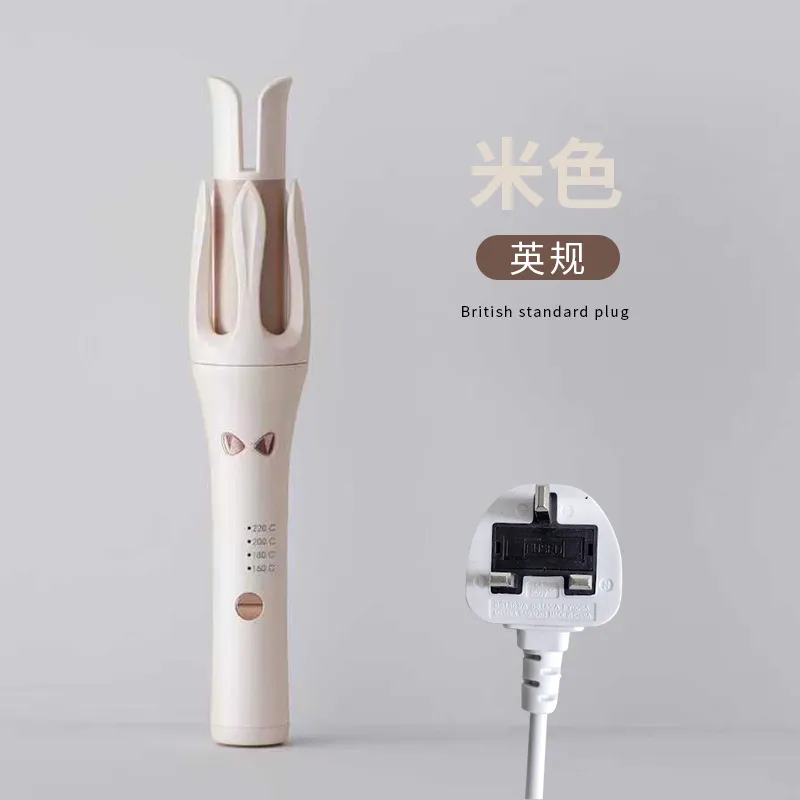 Auto Hair Curler 32mm Double-Slot Wave Iron C-B-UK image