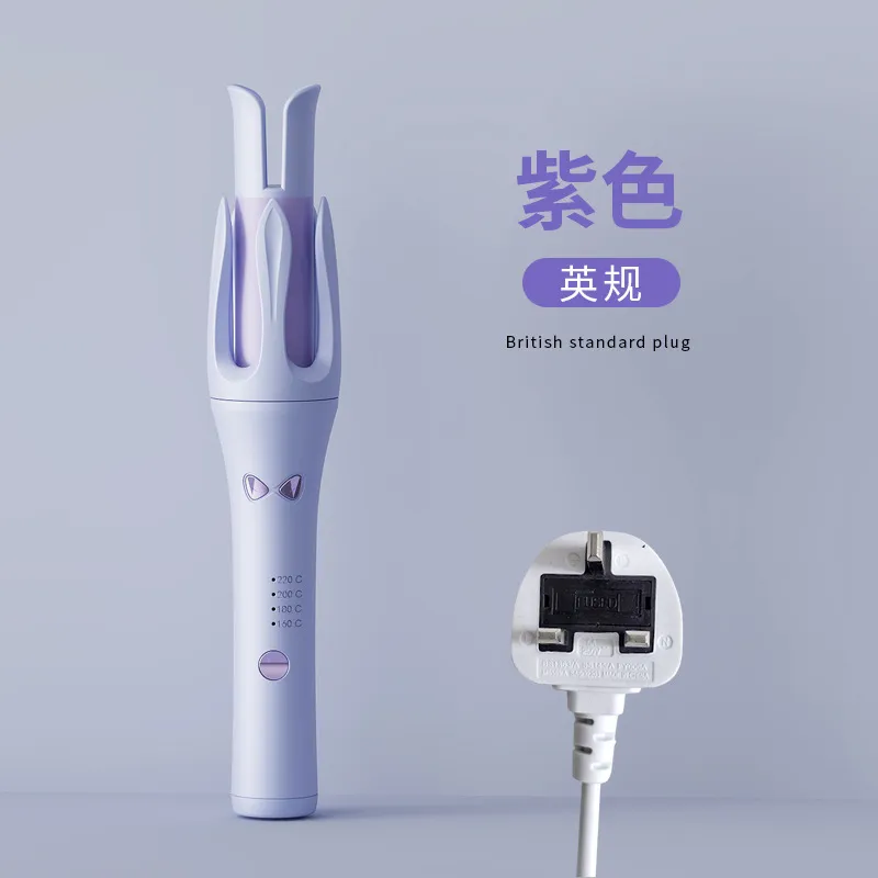 Auto Hair Curler 32mm Double-Slot Wave Iron C-P-UK image