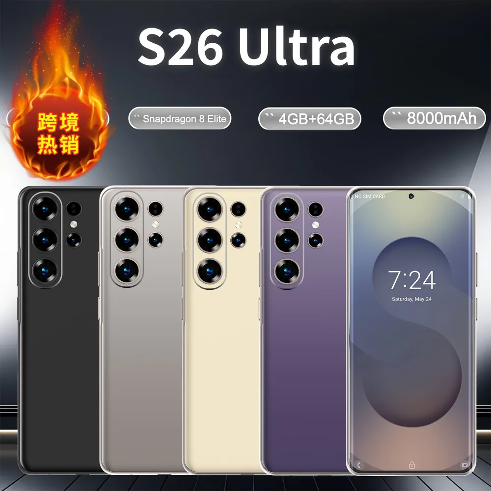 S26 Ultra 5G Curved Screen Smartphone 3+64GB