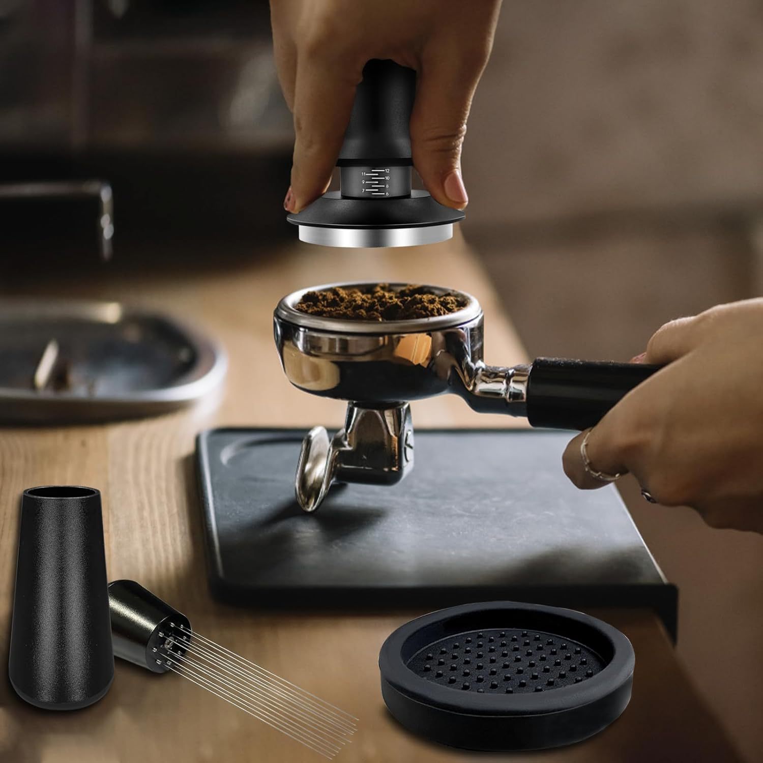 304 Stainless Steel Espresso Accessories Set image 2