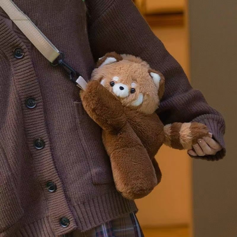 Cute Raccoon Plush Backpack image 4