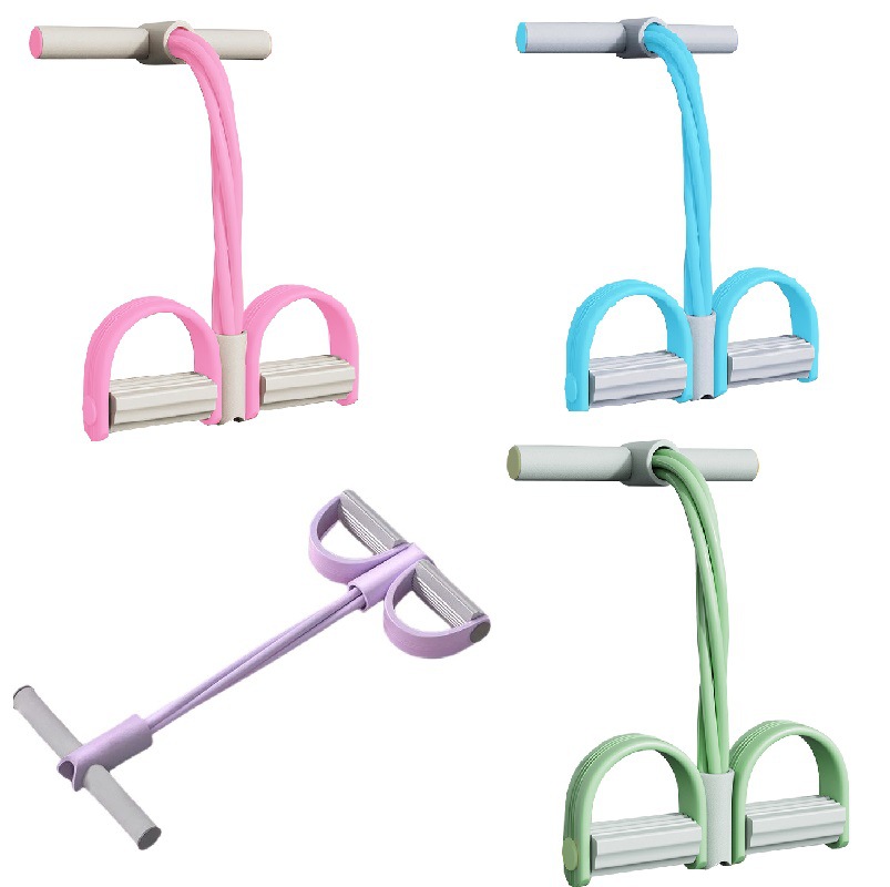 Multi-Function Foot Pedal Resistance Band for Sit-Ups